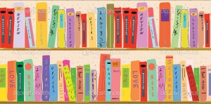 Book shelf banner