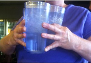 Jizmejian, Jodi ibGs Holding 3 glasses of water