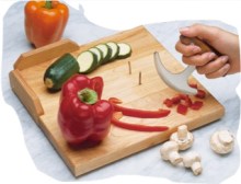 Cutting Board with Nails