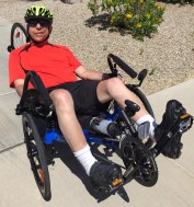 040915 David 1st Ride Catrike 700